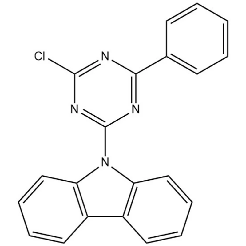 9-(4-kloori-6-fenyyli-1,3,5-triatsin-2-yyli)-9h-karbatsoli CAS 1268244-56-9