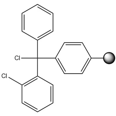 2-klooritrityylikloridihartsi